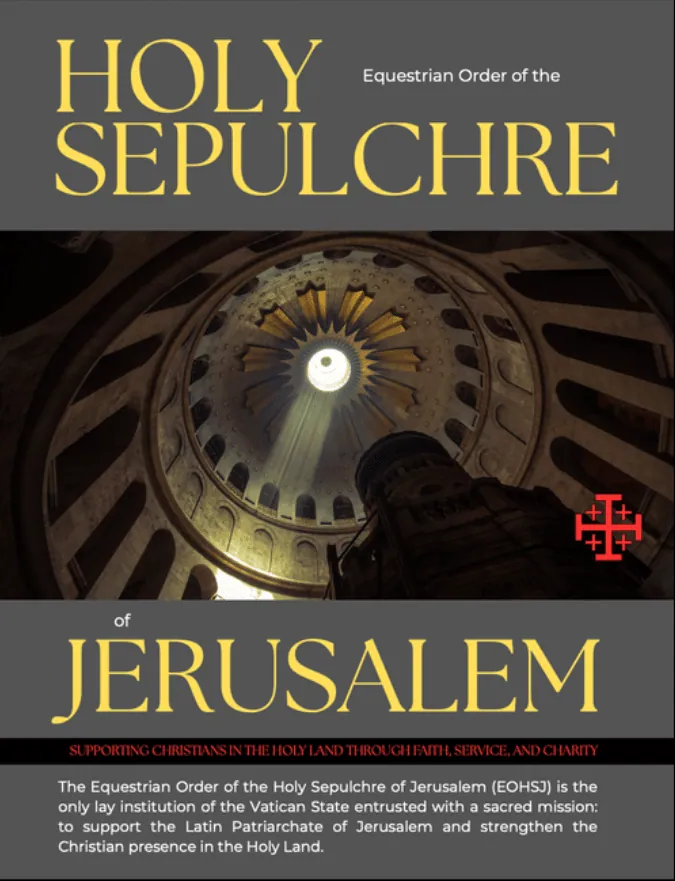 The Friends of the Order brochure, inside
