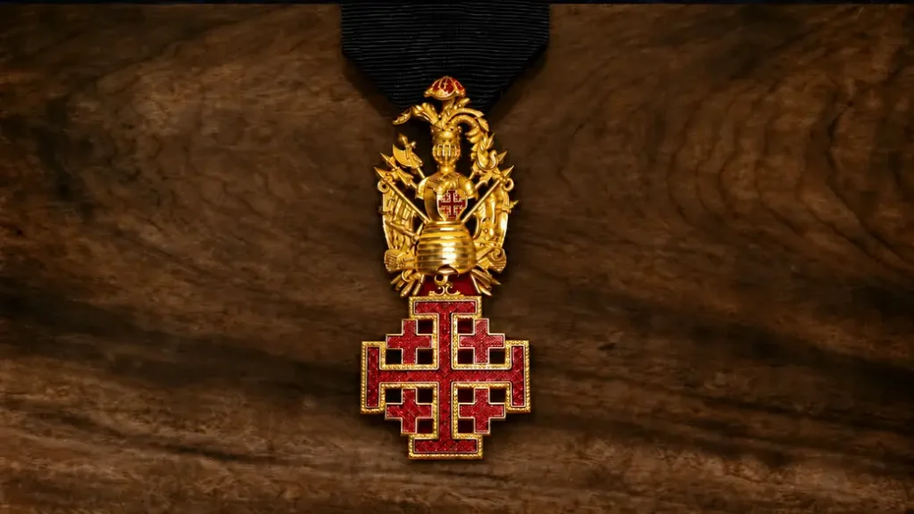 Insignia of the Equestrian Order of the Holy Sepulchre of Jerusalem